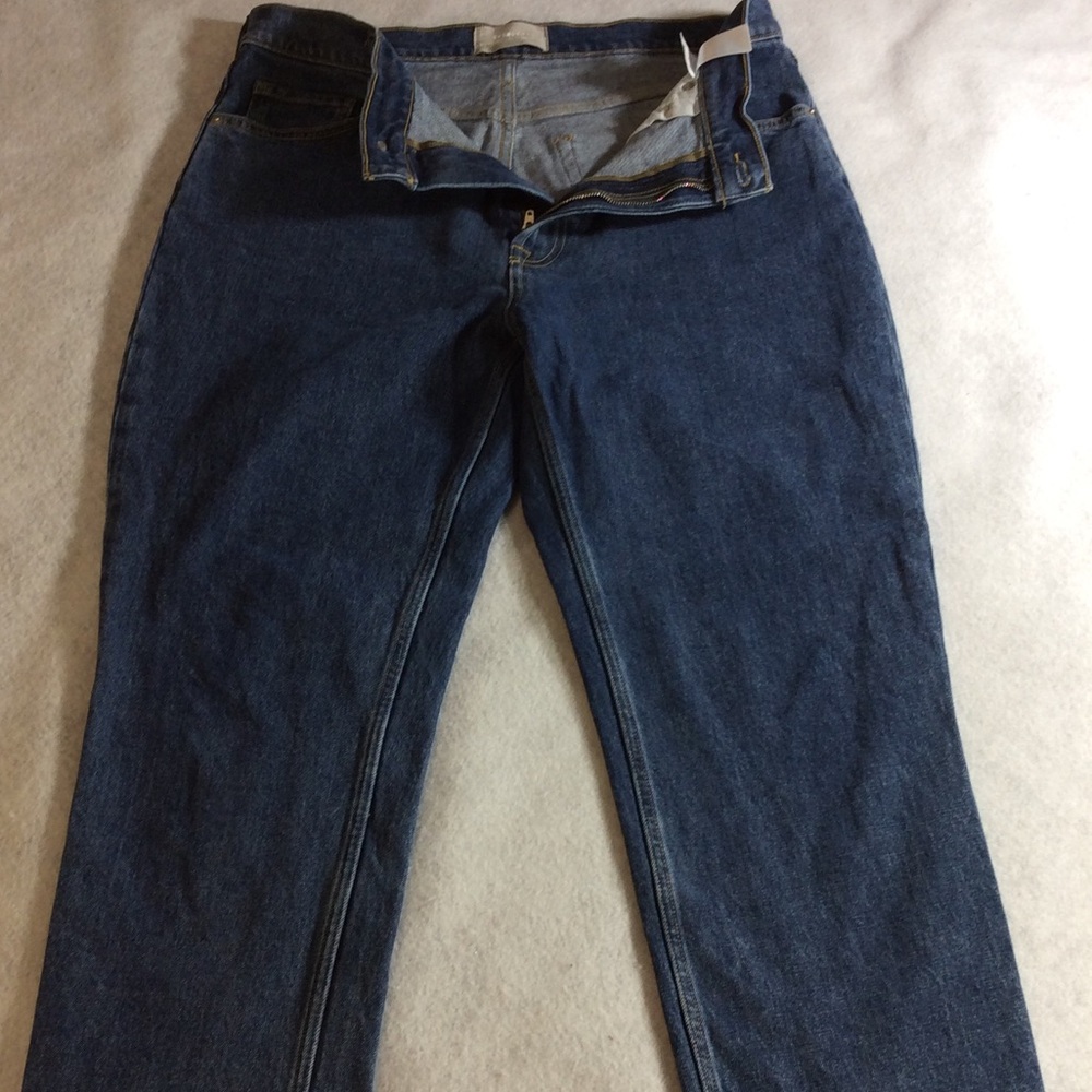 Everlane Women’s Straight-Leg Dark Blue Denim Jeans SZ 31